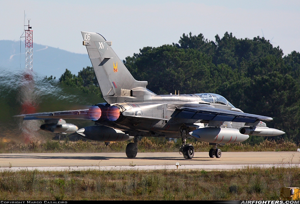UK - Air Force Panavia Tornado GR4 ZD843 at Monte Real (BA5) (LPMR), Portugal