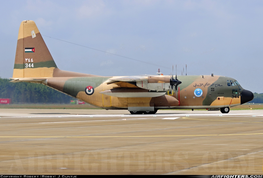 Jordan - Air Force Lockheed C-130H Hercules (L-382) 344 at Breda - Gilze-Rijen (GLZ / EHGR), Netherlands