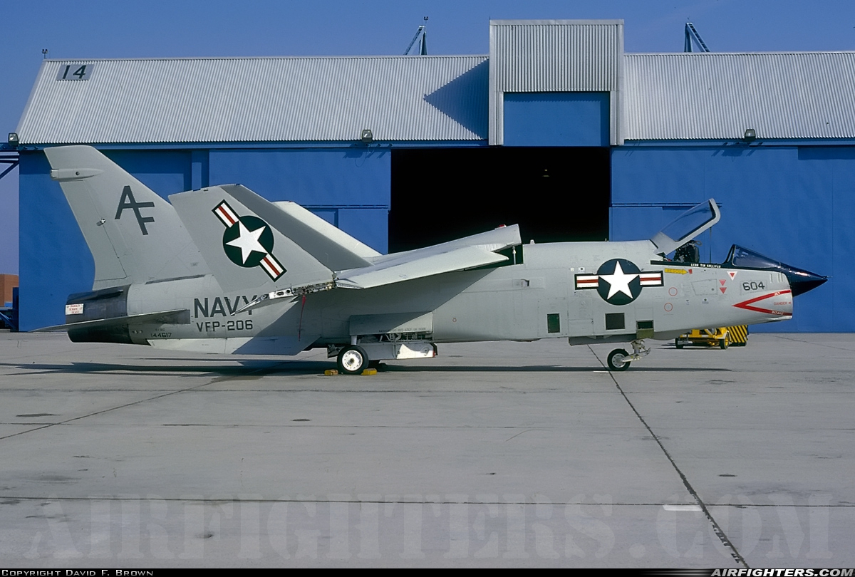 USA - Navy Vought RF-8G Crusader 144617 at Camp Springs - Andrews AFB (Washington NAF) (ADW / NSF / KADW), USA