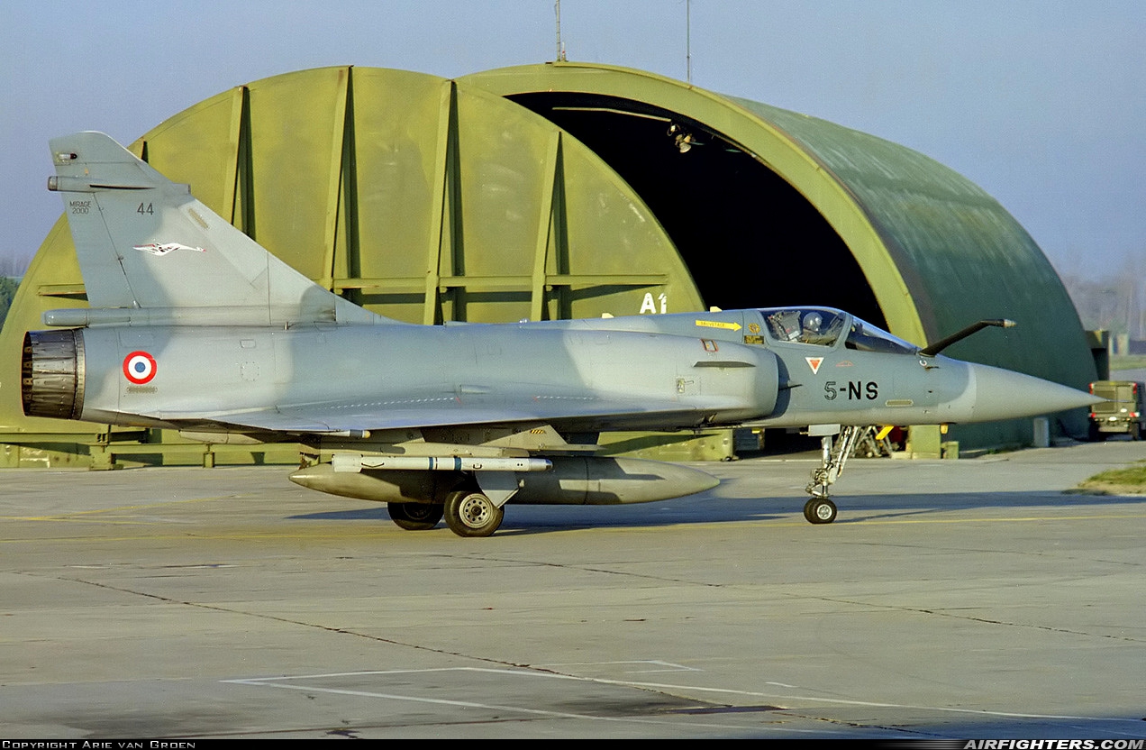 France - Air Force Dassault Mirage 2000-5F 44 at Orange - Caritat (XOG / LFMO), France