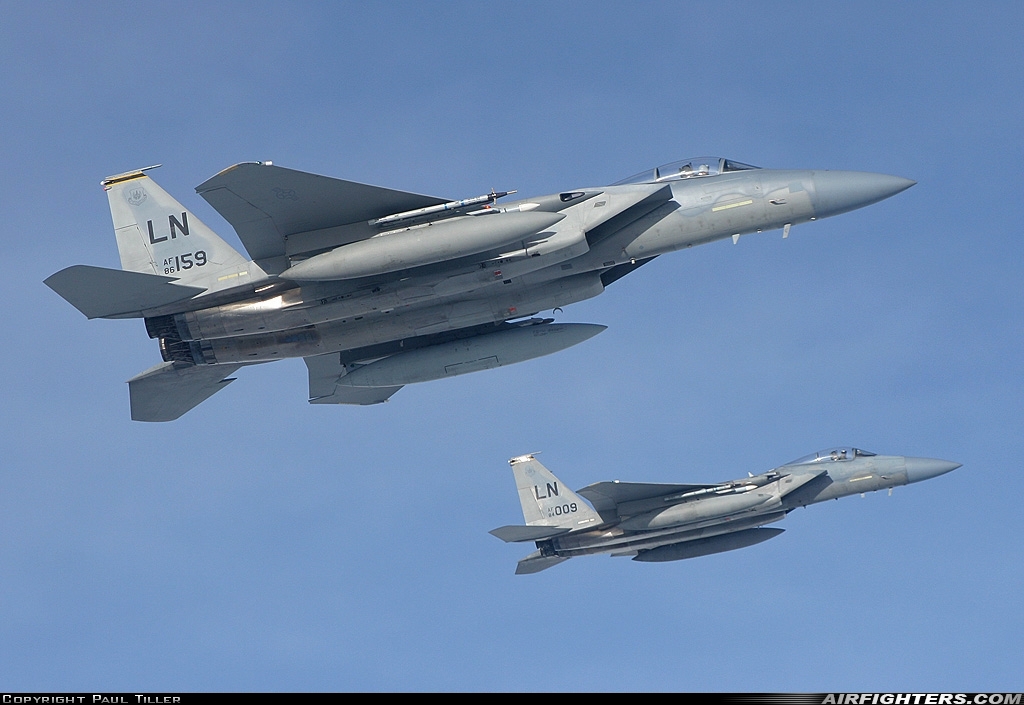 USA - Air Force McDonnell Douglas F-15C Eagle 86-0159 at In Flight, UK
