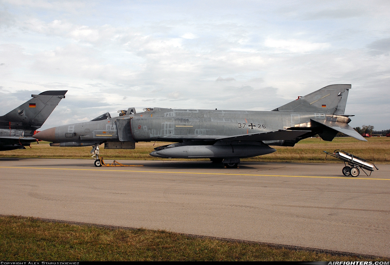 Germany - Air Force McDonnell Douglas F-4F Phantom II 37+26 at Lechfeld (ETSL), Germany