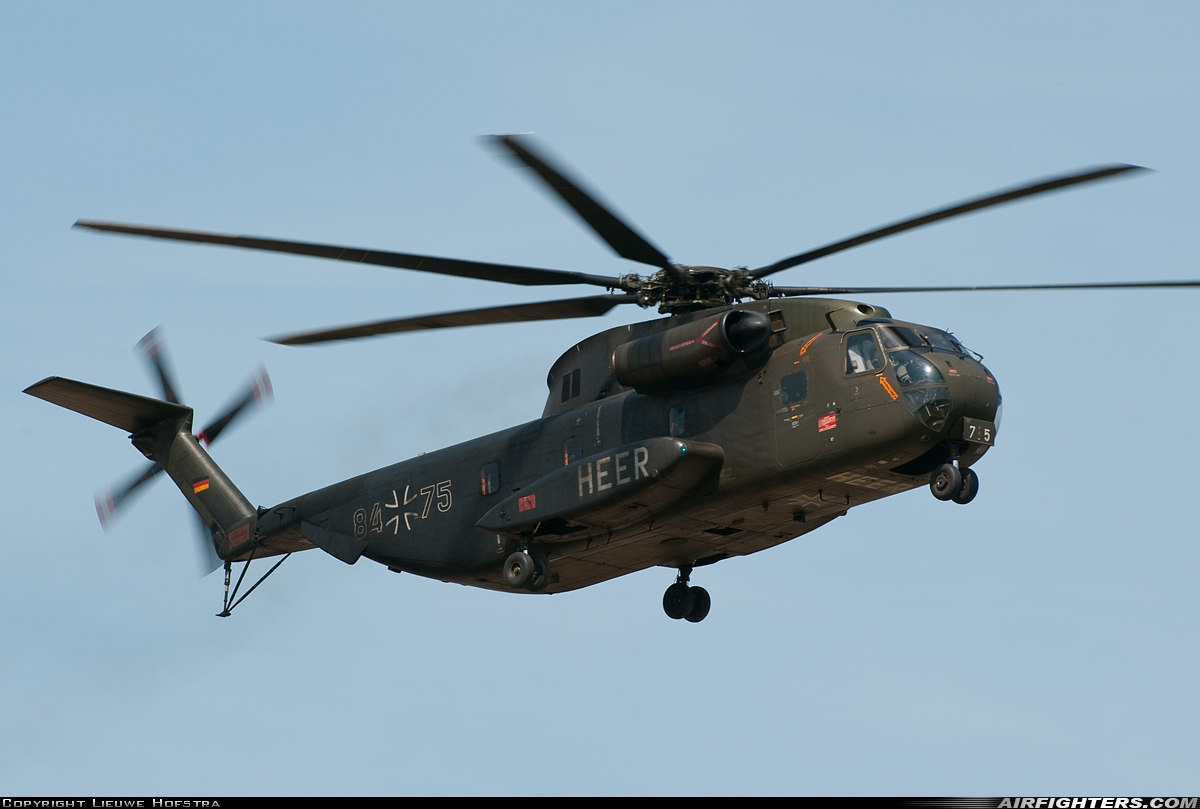 Germany - Army Sikorsky CH-53G (S-65) 84+75 at Rheine-Bentlage (ETHE), Germany