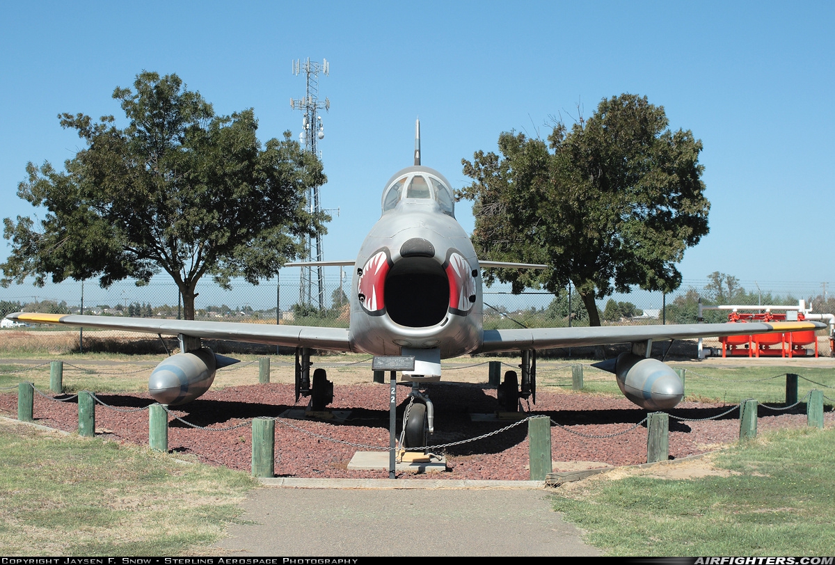 USA - Air Force North American F-86H Sabre 53-1230 at Atwater (Merced) - Castle (AFB) (MER / KMER), USA