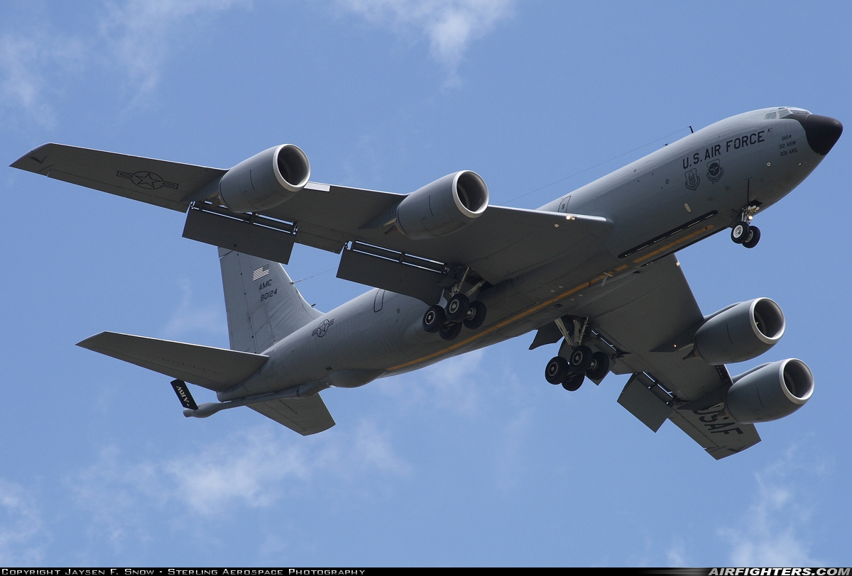 USA - Air Force Boeing KC-135R Stratotanker (717-148) 58-0124 at Wichita - McConnell AFB (IAB / KIAB), USA