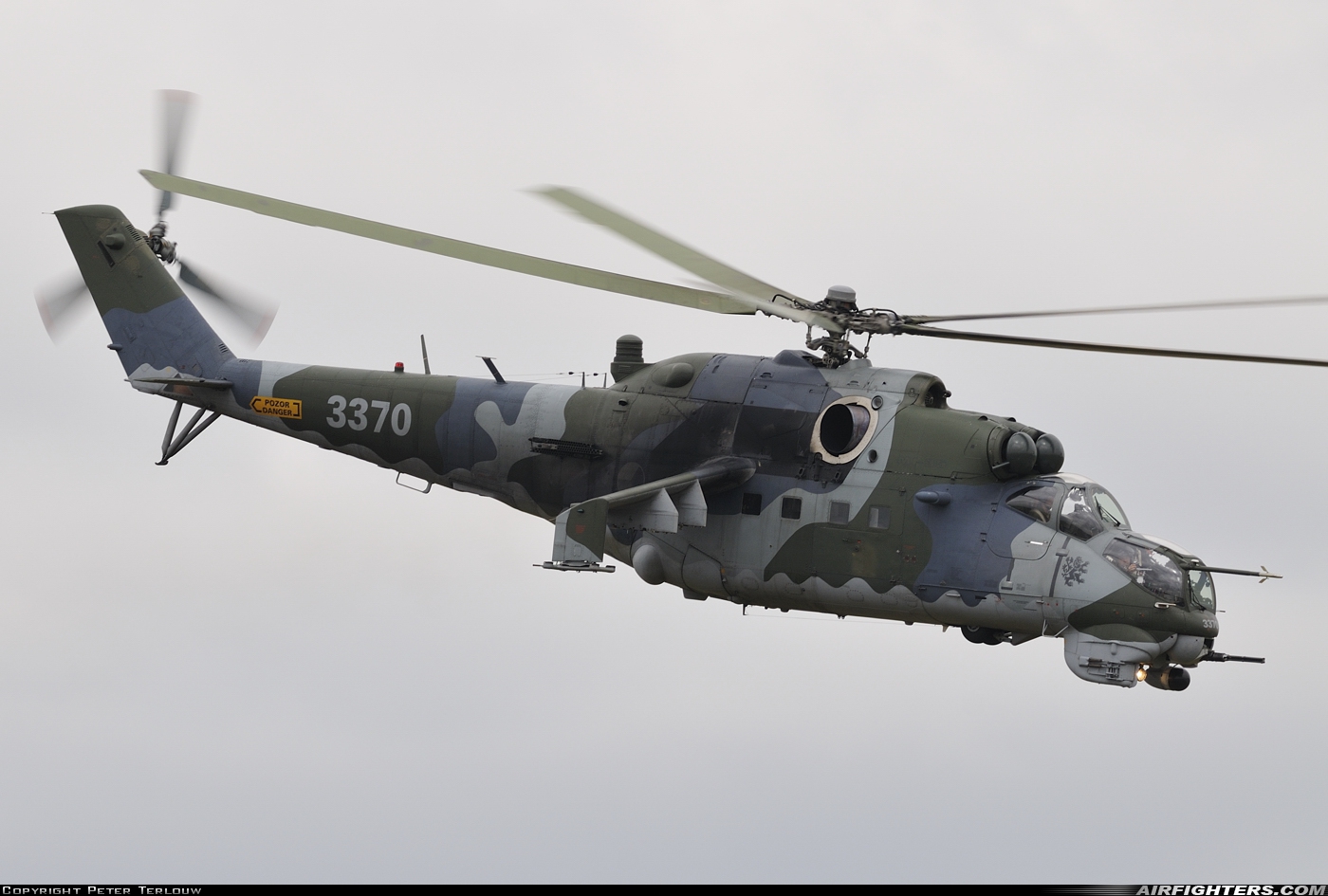 Czech Republic - Air Force Mil Mi-35 (Mi-24V) 3370 at Breda - Gilze-Rijen (GLZ / EHGR), Netherlands