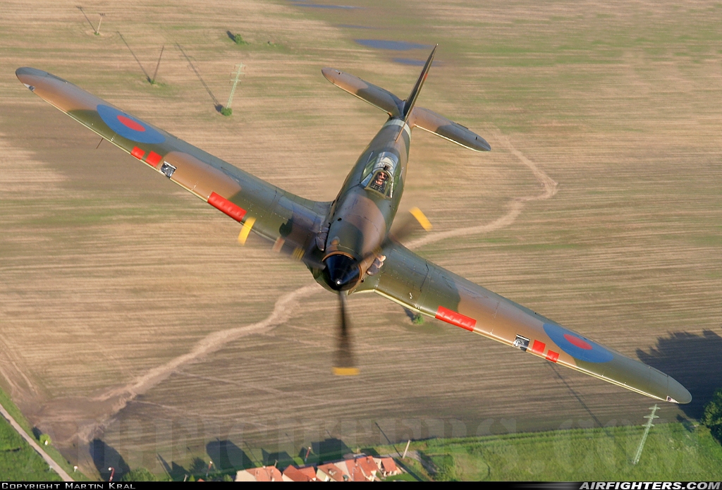 Private - Historic Aircraft Collection Hawker Hurricane XII G-HURI at In Flight, Czech Republic