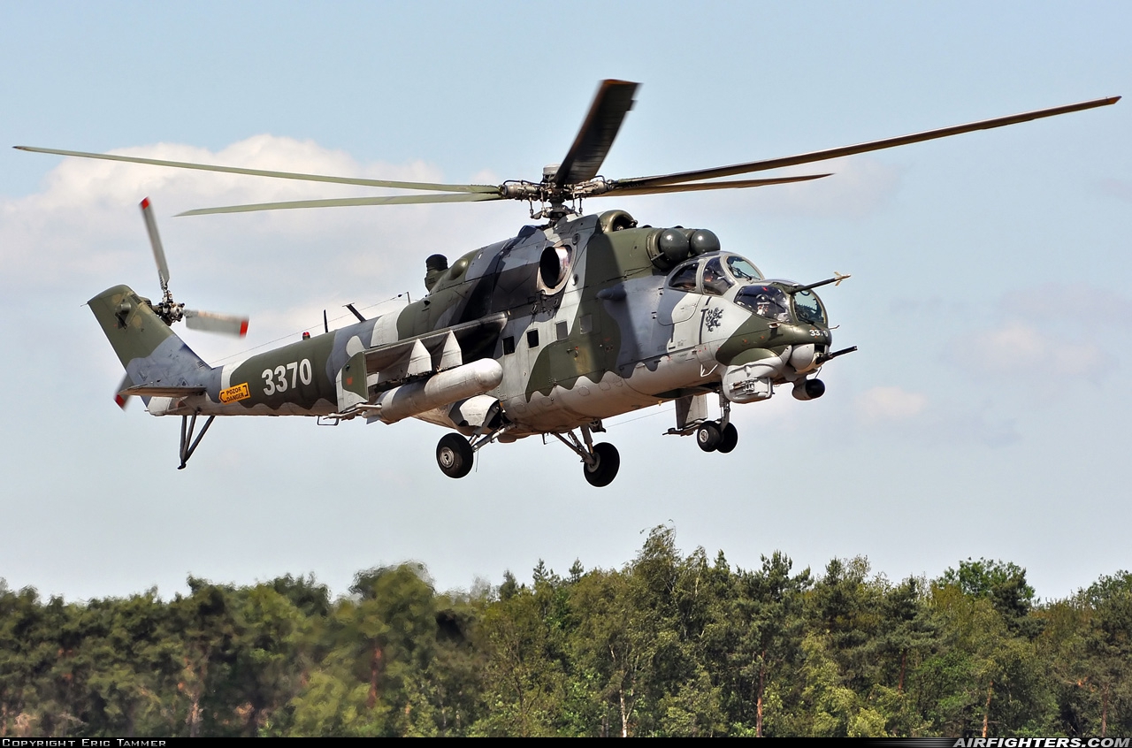 Czech Republic Mil Mi-35 (Mi-24V) 3370 at Breda - Gilze-Rijen (GLZ / EHGR), Netherlands