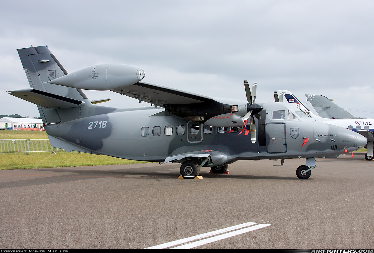 Slovakia - Air Force LET L-410UVP-E20 2718 at Breda - Gilze-Rijen (GLZ / EHGR), Netherlands