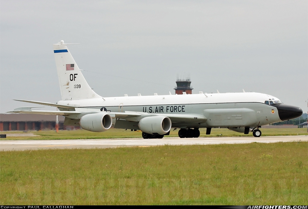 USA - Air Force Boeing RC-135W Rivet Joint (717-158) 62-4139 at Mildenhall (MHZ / GXH / EGUN), UK