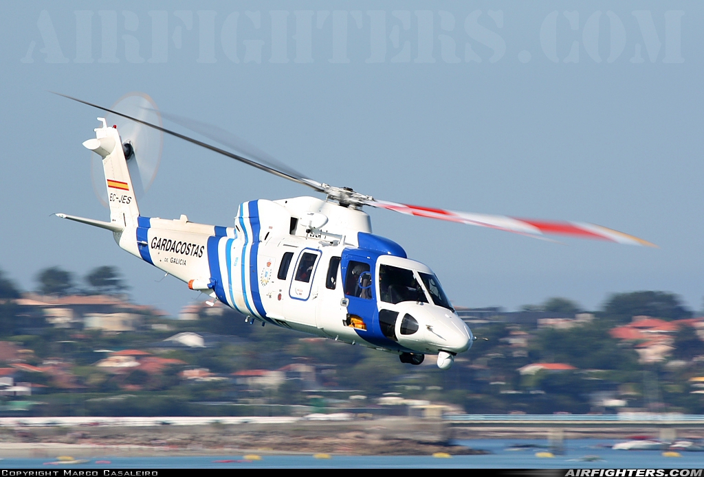 Spain - Police Sikorsky S-76C EC-JES at Off-Airport - Vigo, Spain