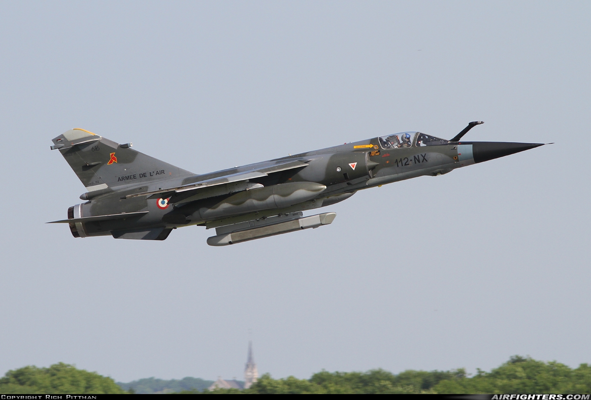 France - Air Force Dassault Mirage F1CR 616 at Reims - Champagne (RHE / LFSR), France