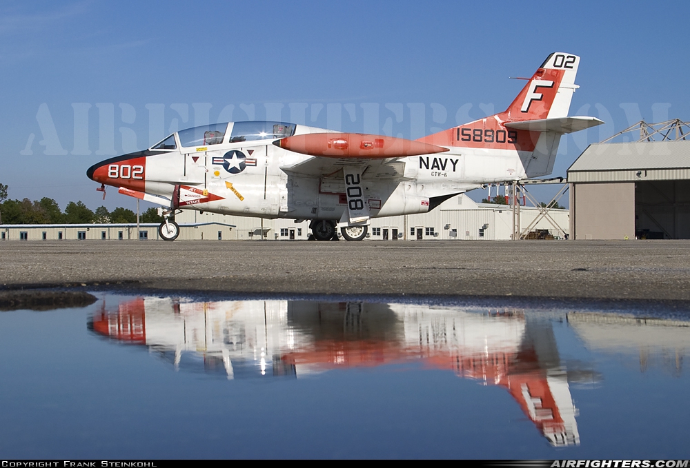 USA - Navy North American  T-2C Buckeye 158909 / F-802 at Pensacola - NAS / Forrest Sherman Field (NPA / KNPA), USA
