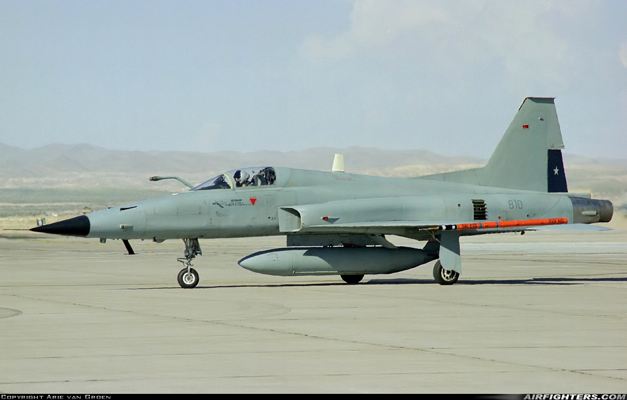 Chile - Air Force Northrop F-5E Tiger III 810 at Las Vegas - Nellis AFB (LSV / KLSV), USA