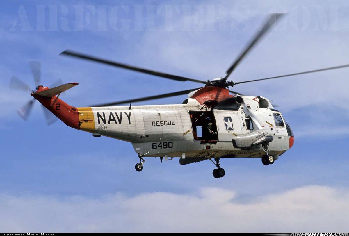 USA - Navy Sikorsky SH-3D Sea King 156490 at Seattle - Boeing Field / King County Int. (BFI / KBFI), USA