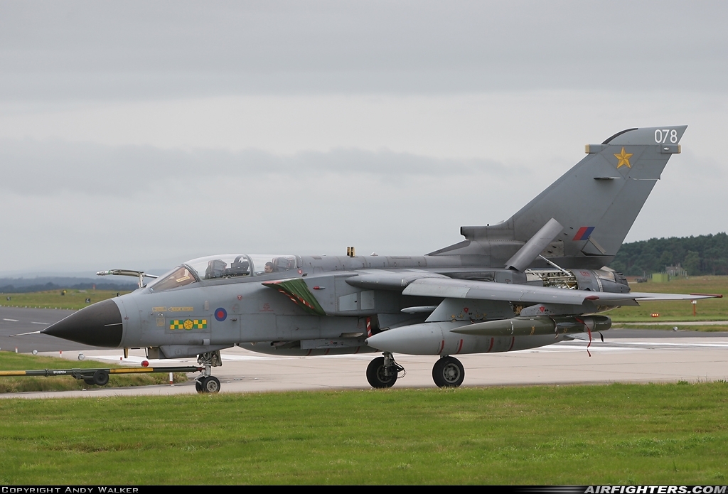 UK - Air Force Panavia Tornado GR4 ZD709 at Lossiemouth (LMO / EGQS), UK