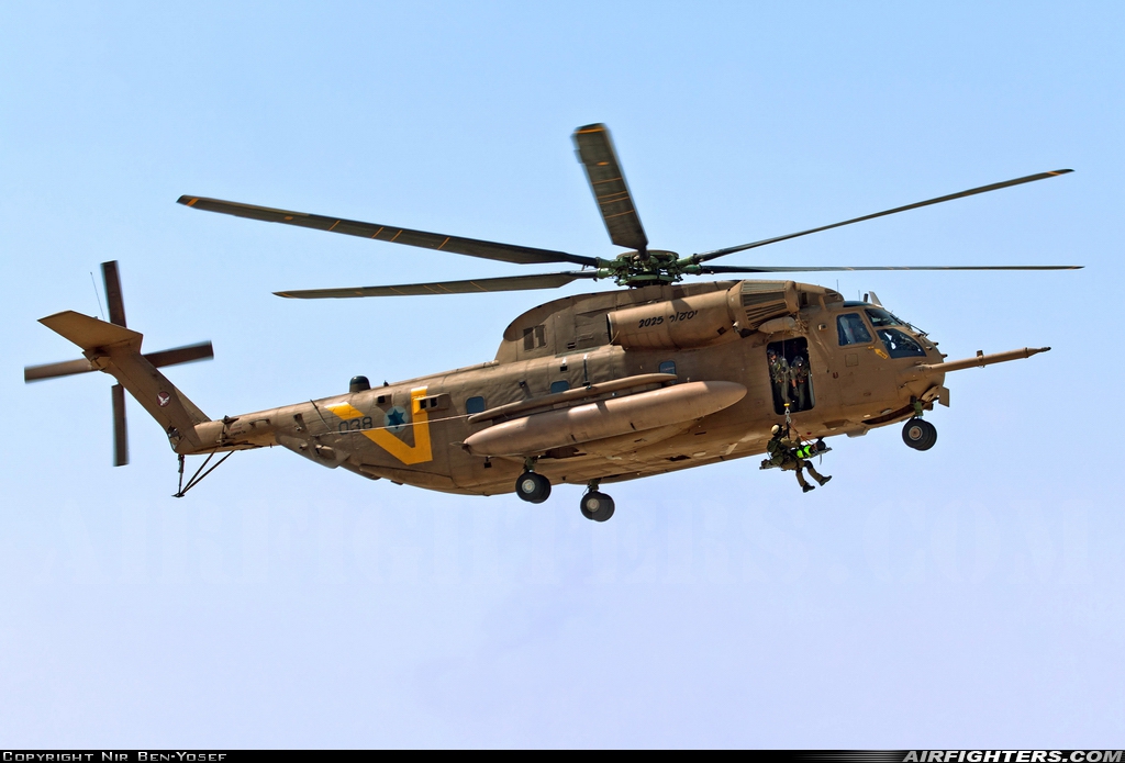 Israel - Air Force Sikorsky CH-53A Yas'ur 2000 (S-65C) 038 at Tel Nof (LLEK), Israel