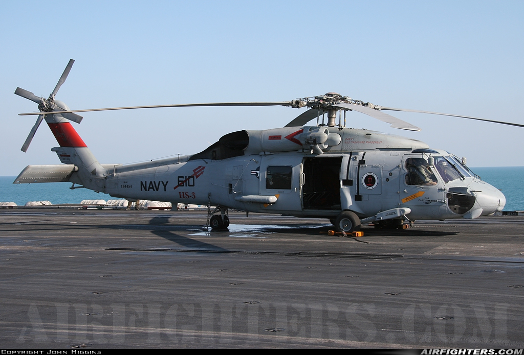 USA - Navy Sikorsky SH-60F Ocean Hawk (S-70B-4) 164454 at Off-Airport - Persian Gulf, International Airspace