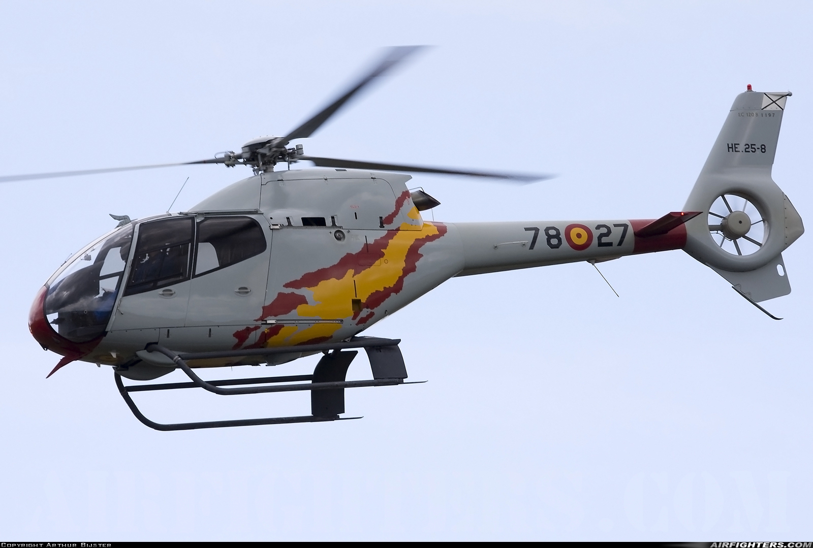 Spain - Air Force Eurocopter EC-120B Colibri HE.25-8 at Breda - Gilze-Rijen (GLZ / EHGR), Netherlands