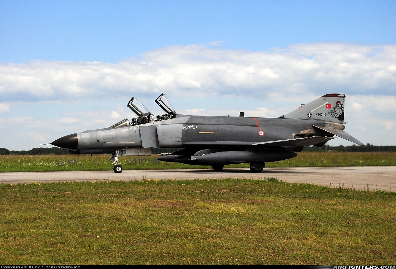 Türkiye - Air Force McDonnell Douglas F-4E Phantom II 73-1049 at Lechfeld (ETSL), Germany