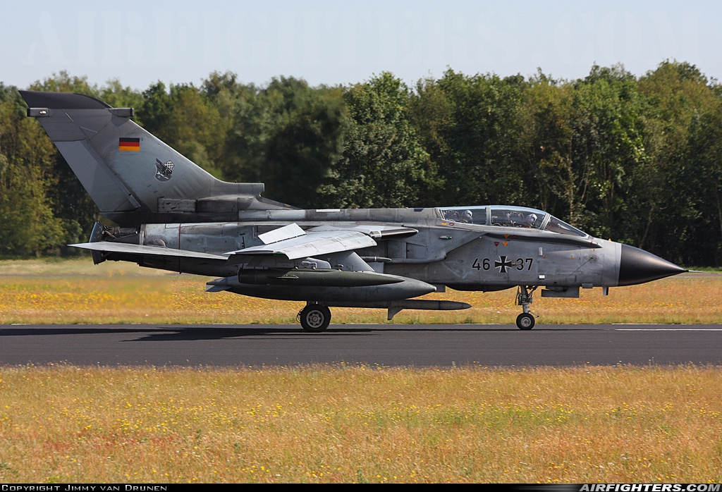 Germany - Air Force Panavia Tornado ECR 46+37 at Breda - Gilze-Rijen (GLZ / EHGR), Netherlands