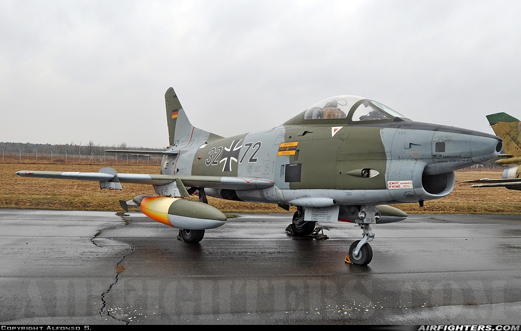 Germany - Air Force Fiat G-91R3 32+72 at Berlin - Gatow (GWW / EDUG), Germany