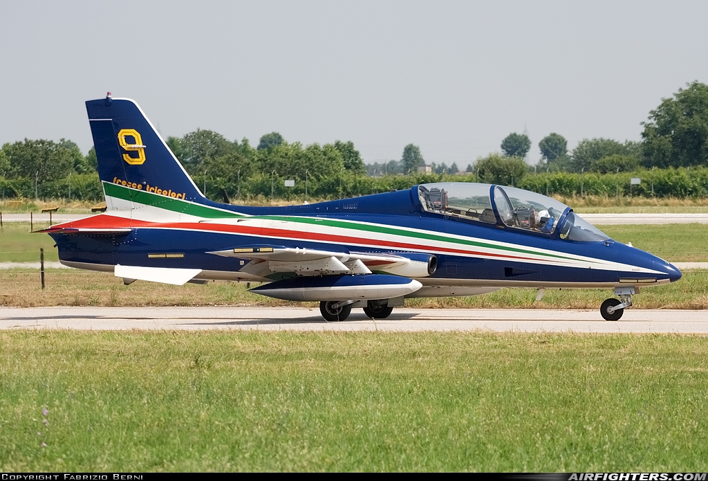 Italy - Air Force Aermacchi MB-339PAN MM54580 at Verona - Villafranca (Valerio Catullo) (VRN / LIPX), Italy