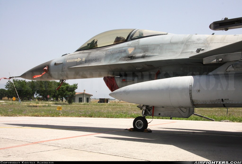Greece - Air Force General Dynamics F-16C Fighting Falcon 070 at Nea Anghialos (VOL / LGBL), Greece