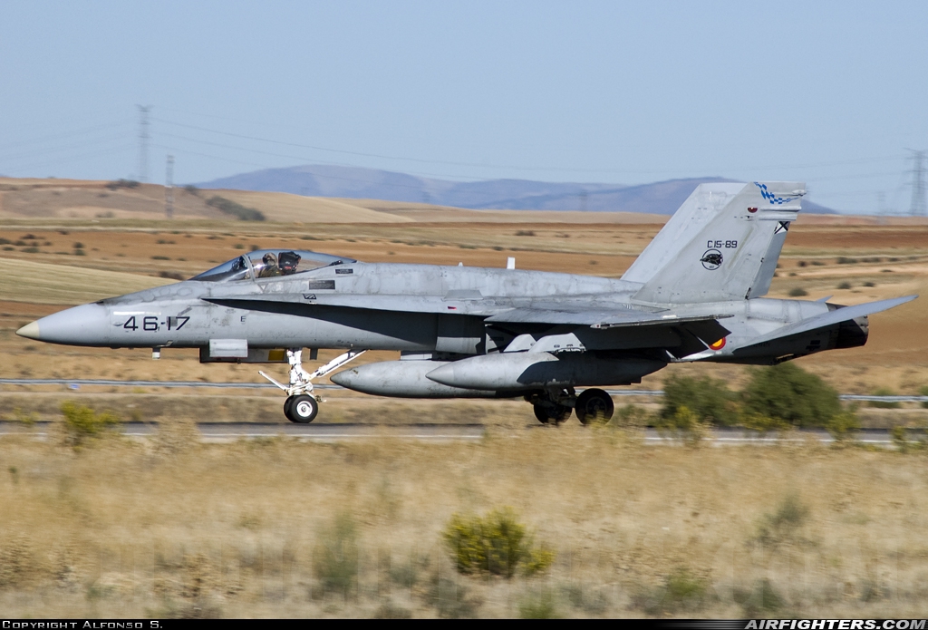 Spain - Air Force McDonnell Douglas F/A-18A+ Hornet C.15-89 at Madrid - Torrejon (TOJ / LETO), Spain