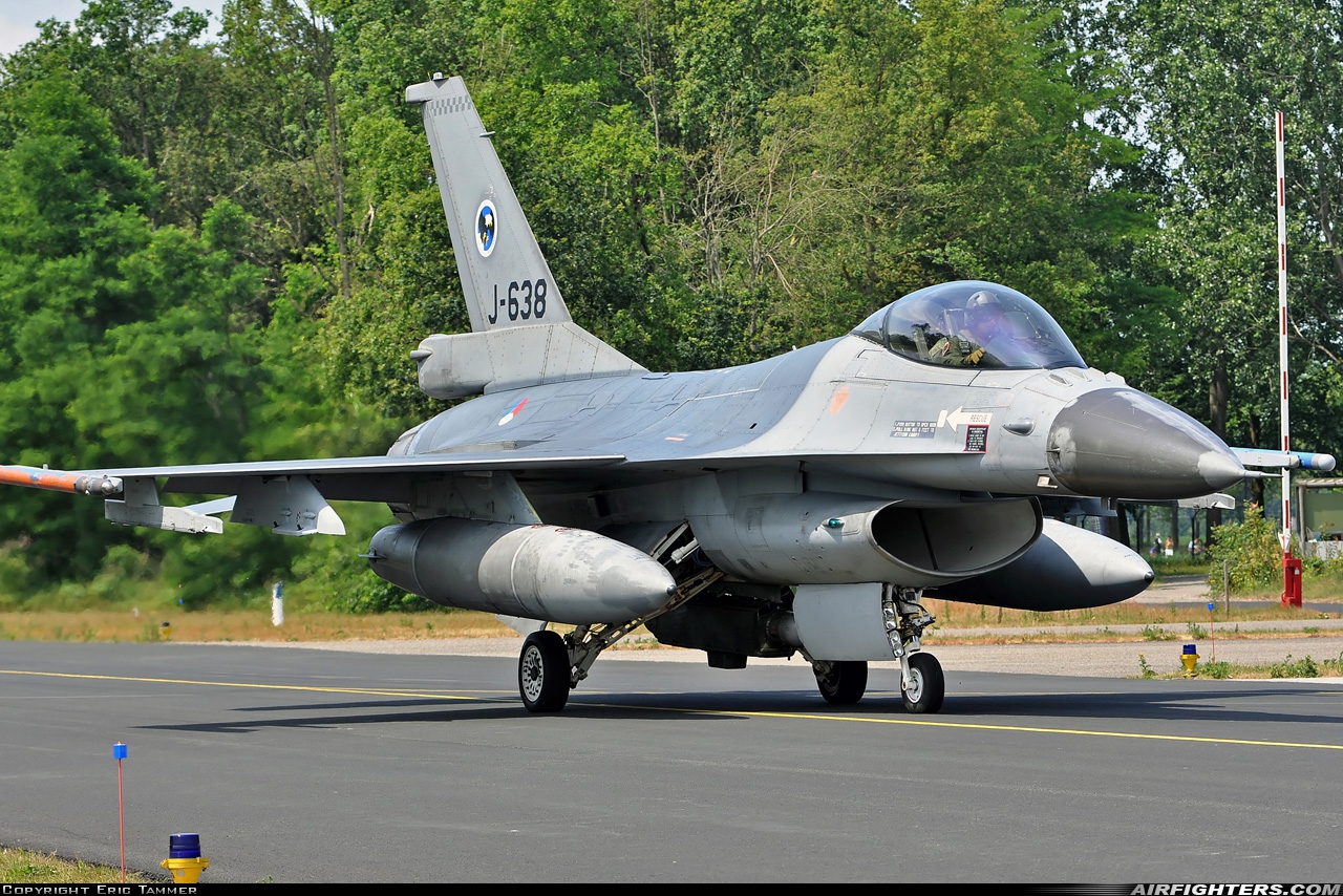 Netherlands - Air Force General Dynamics F-16AM Fighting Falcon J-638 at Uden - Volkel (UDE / EHVK), Netherlands