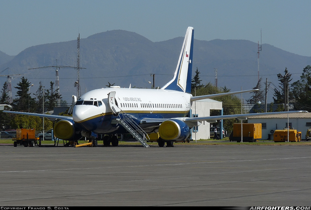 Chile - Air Force Boeing 737-58N 921 at Santiago - Arturo Merino Benitez (Pudahuel) (SCL / SCEL), Chile