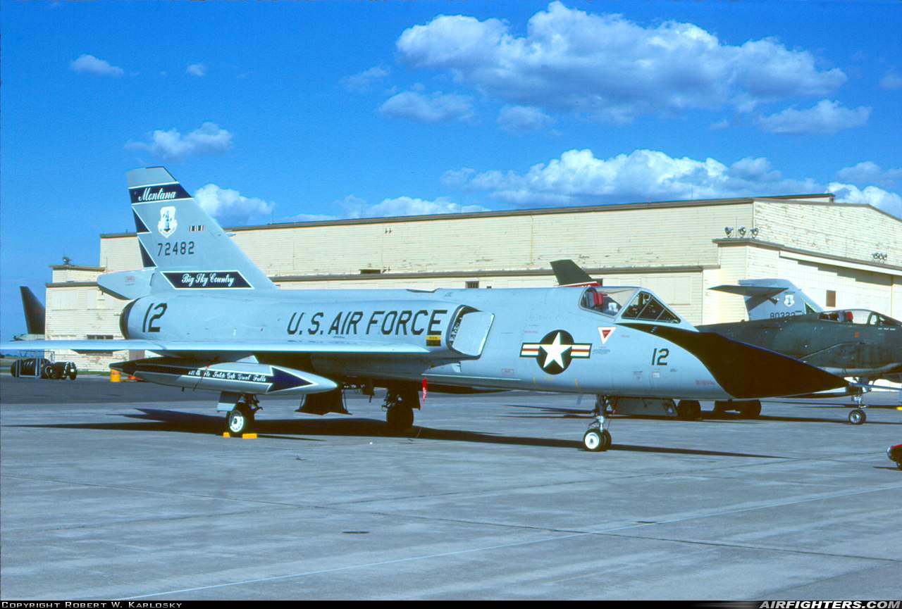 USA - Air Force Convair F-106A Delta Dart (8) 57-2482 at Spokane - Fairchild AFB (KSKA), USA