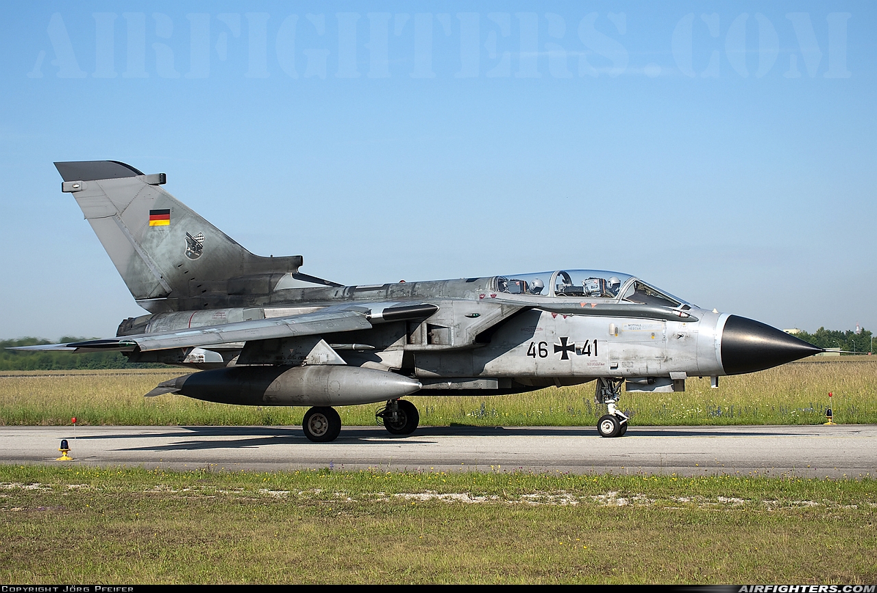 Germany - Air Force Panavia Tornado ECR 46+41 at Lechfeld (ETSL), Germany