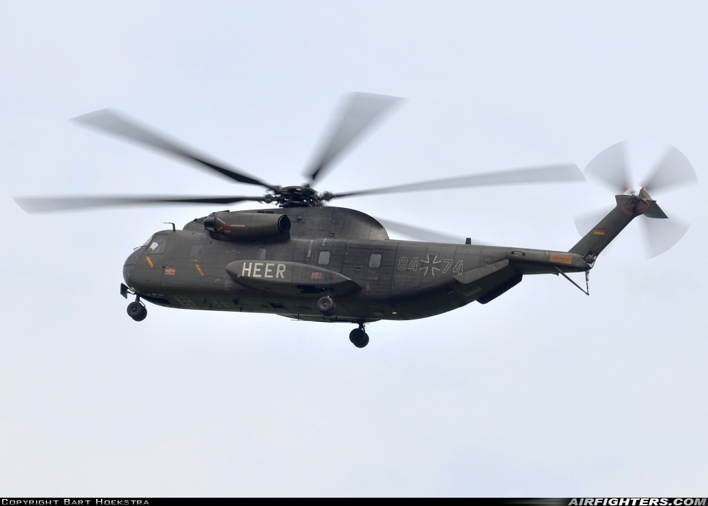 Germany - Army Sikorsky CH-53G (S-65) 84+74 at Rheine-Bentlage (ETHE), Germany
