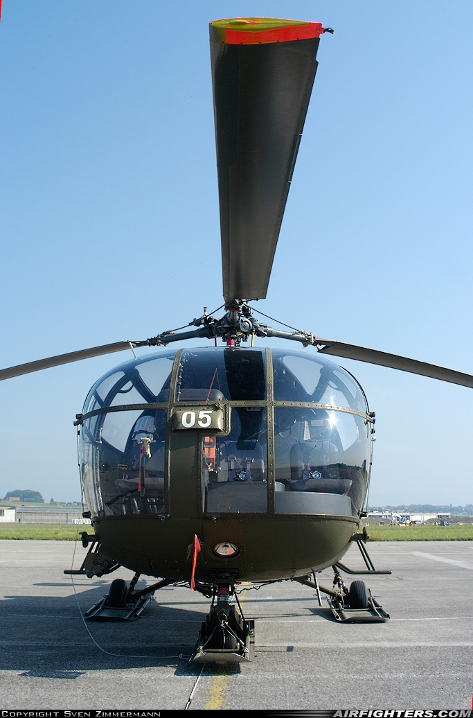 Switzerland - Air Force Aerospatiale SA-316B Alouette III V-205 at Payerne (LSMP), Switzerland