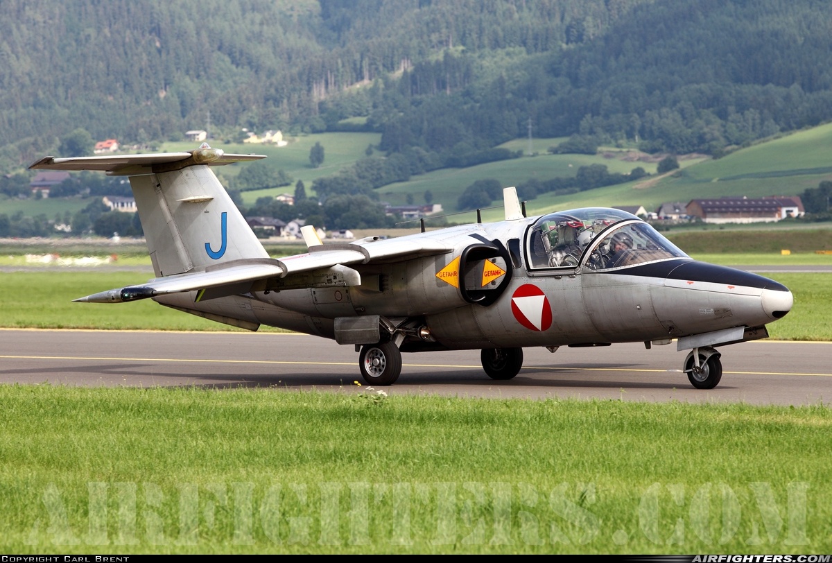 Austria - Air Force Saab 105Oe 1140 at Zeltweg (LOXZ), Austria