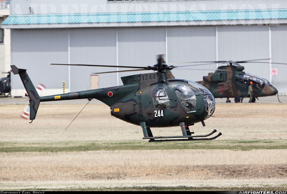 Japan - Army Hughes / Kawasaki OH-6D Cayuse 31244 at Kasumigaura (RJAK), Japan