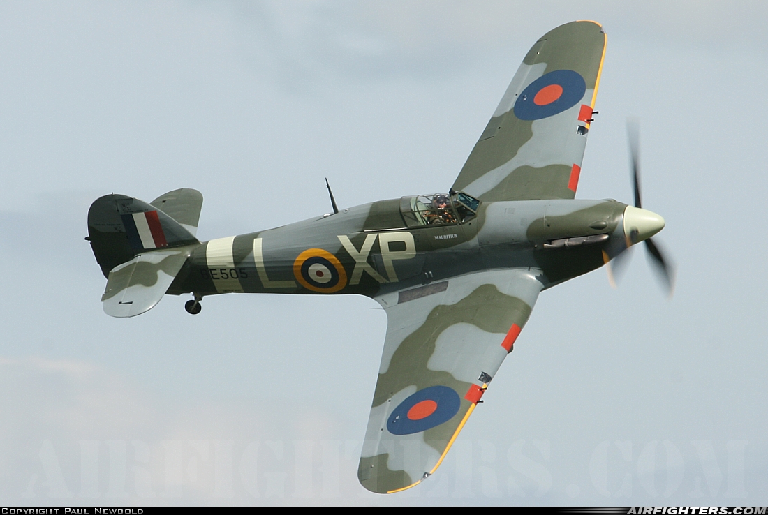 Private Hawker Hurricane IIb G-HHII at Waddington (WTN / EGXW), UK