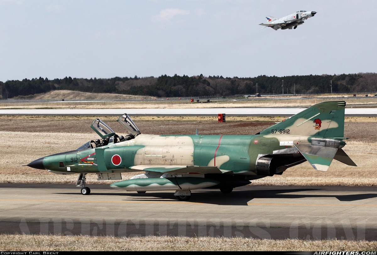 Japan - Air Force McDonnell Douglas RF-4E Phantom II 57-6912 at Hyakuri (RJAH), Japan