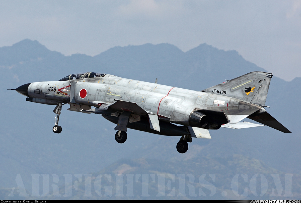 Japan - Air Force McDonnell Douglas F-4EJ-KAI Phantom II 17-8439 at Nyutabaru (RJFN), Japan