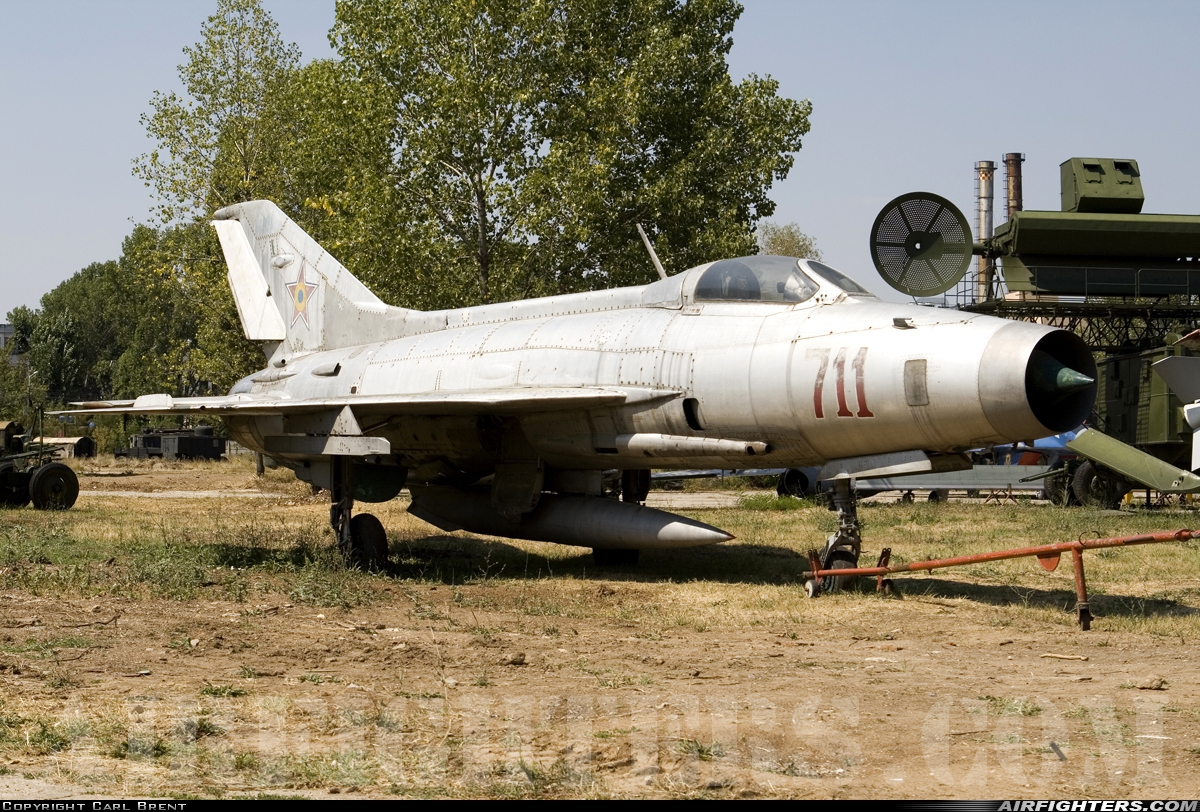 Romania - Air Force Mikoyan-Gurevich MiG-21F-13 711 at Off-Airport - Bucharest, Romania