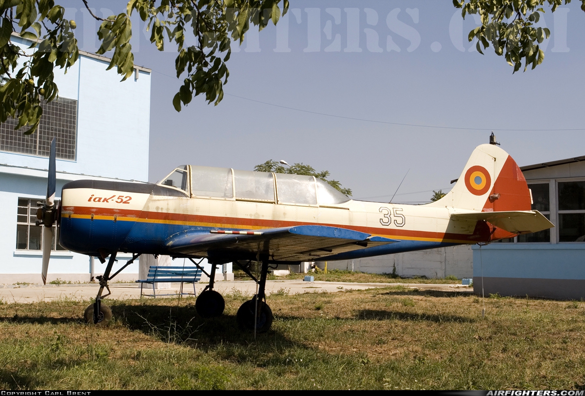 Romania - Air Force Yakovlev Aerostar Iak-52 (Yak-52) 35 at Off-Airport - Bucharest, Romania