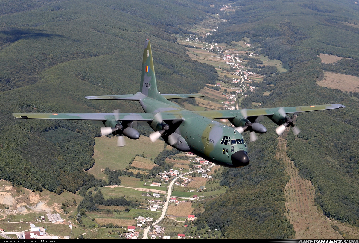 Romania - Air Force Lockheed C-130H Hercules (L-382) 6191 at Bucharest - Henri Coanda (Otopeni) (OTP / LROP), Romania