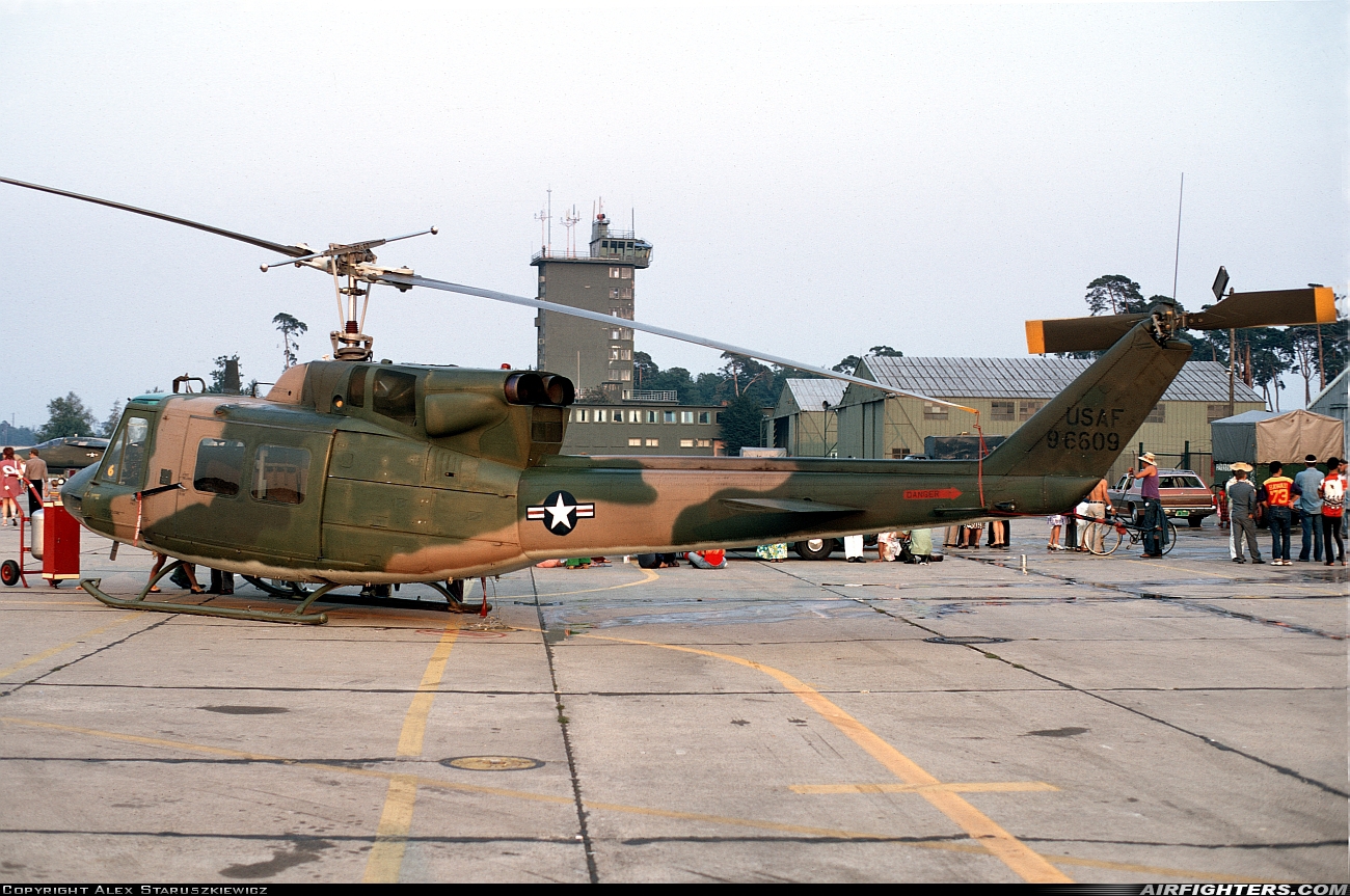 USA - Air Force Bell UH-1N Iroquois (212) 69-6609 at Ramstein (- Landstuhl) (RMS / ETAR), Germany