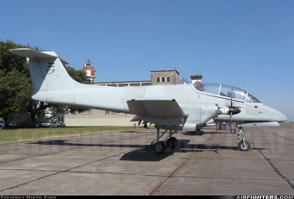 Argentina - Air Force FMA IA-58D Pucara A-580 at El Palomar (PAL / SADP), Argentina