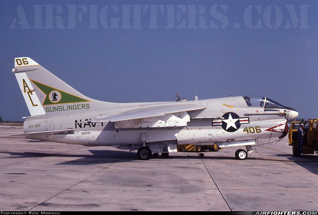 USA - Navy LTV Aerospace A-7E Corsair II 159291 at Key West - Boca Chica Field (NQX / KNQX), USA