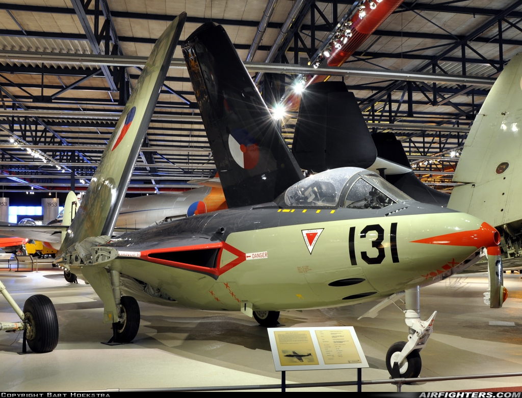 Netherlands - Navy Hawker Sea Hawk FGA.6 131 at Off-Airport - Kamp Zeist, Netherlands