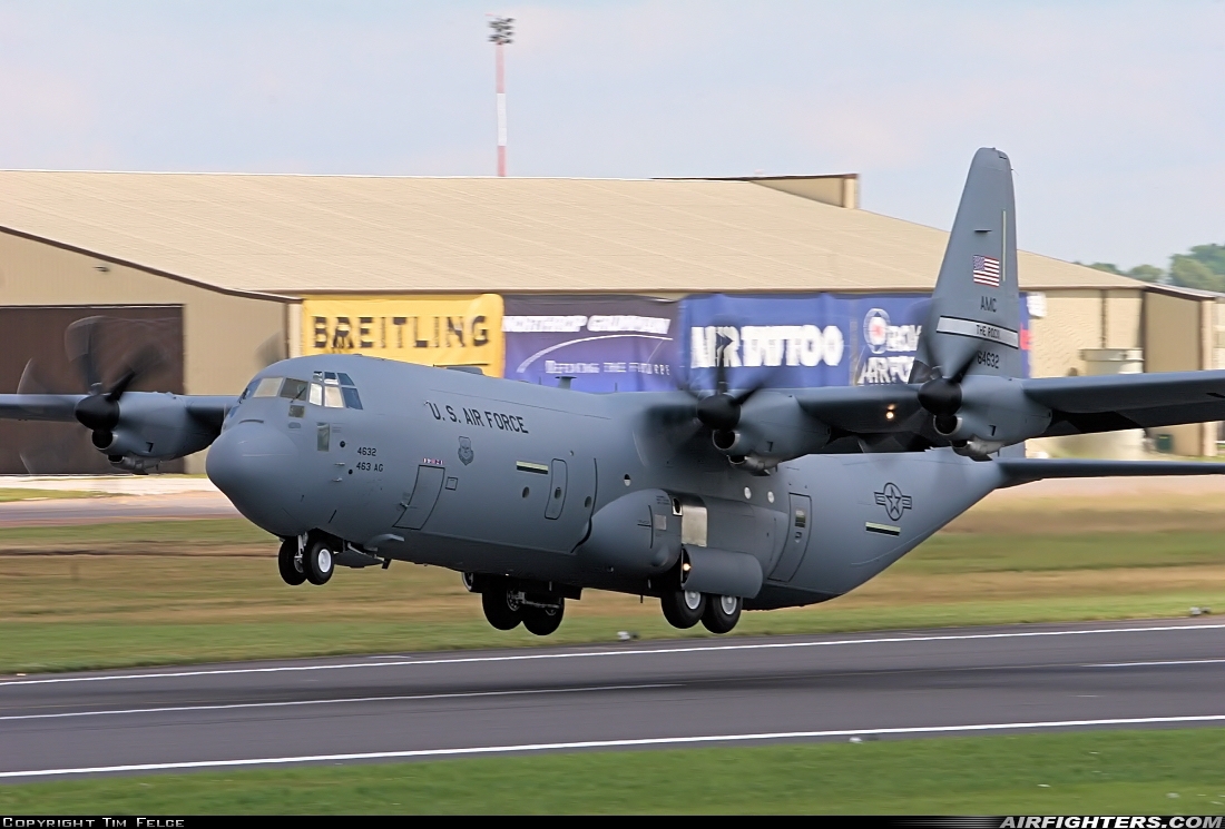 USA - Air Force Lockheed Martin C-130J-30 Hercules (L-382) 06-4632 at Fairford (FFD / EGVA), UK