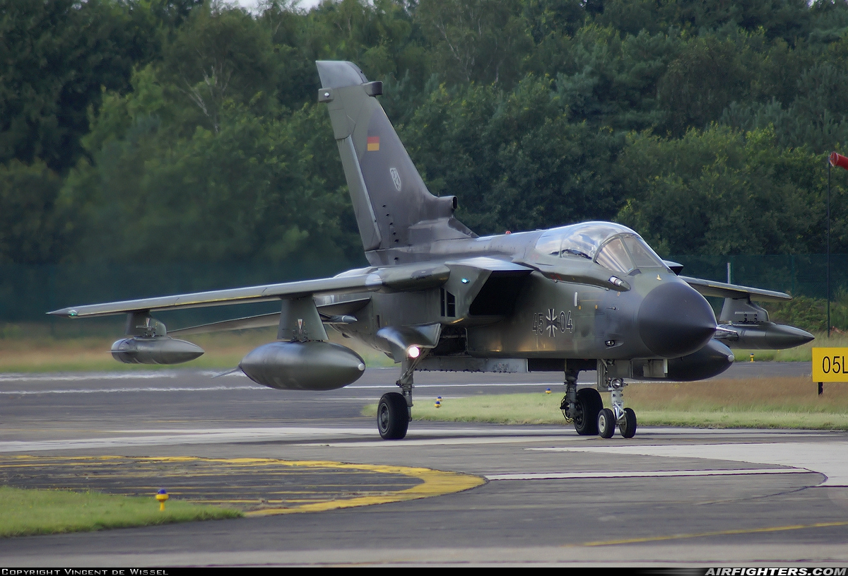 Germany - Air Force Panavia Tornado IDS 45+04 at Kleine Brogel (EBBL), Belgium