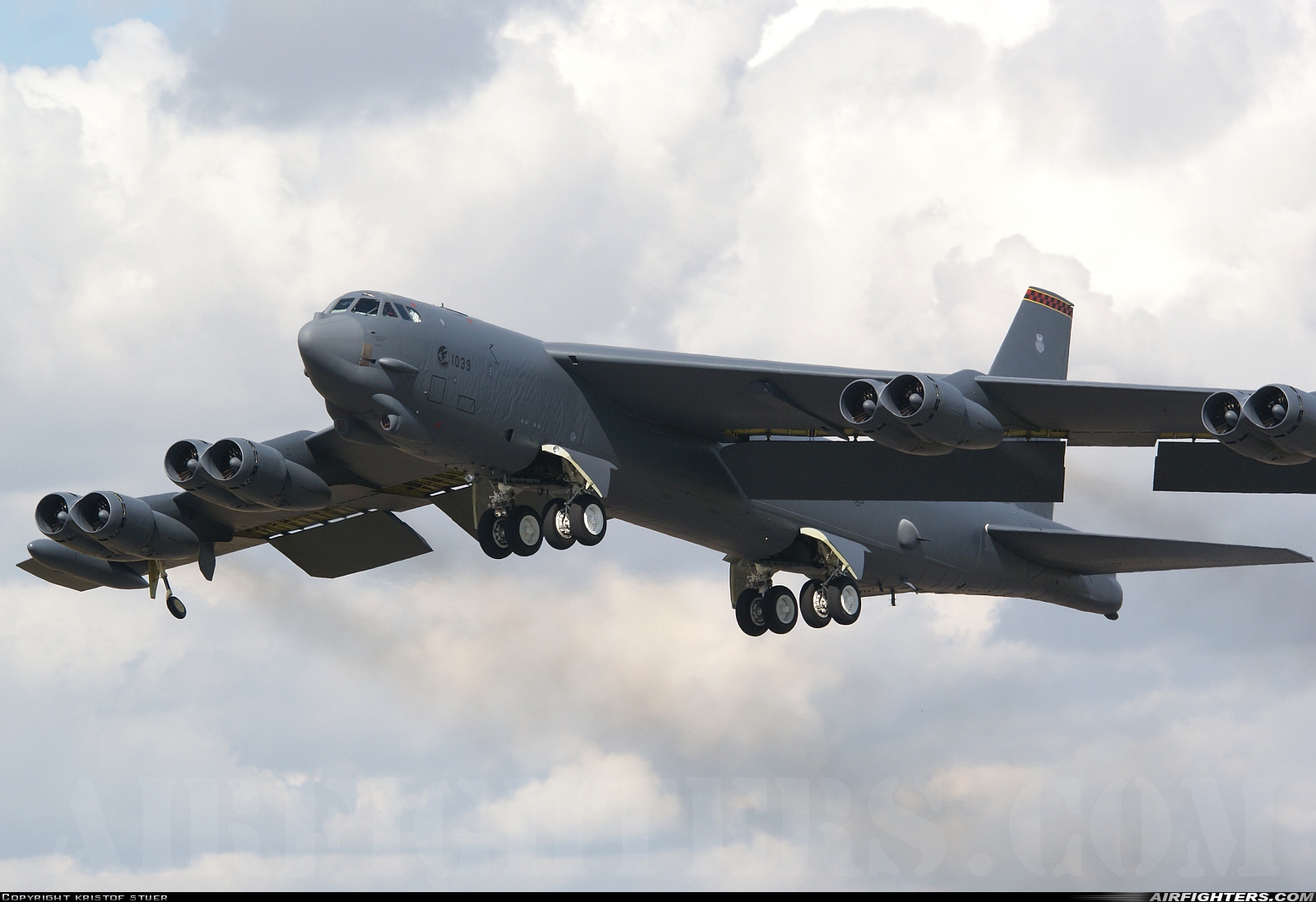 USA - Air Force Boeing B-52H Stratofortress 61-0039 at Fairford (FFD / EGVA), UK